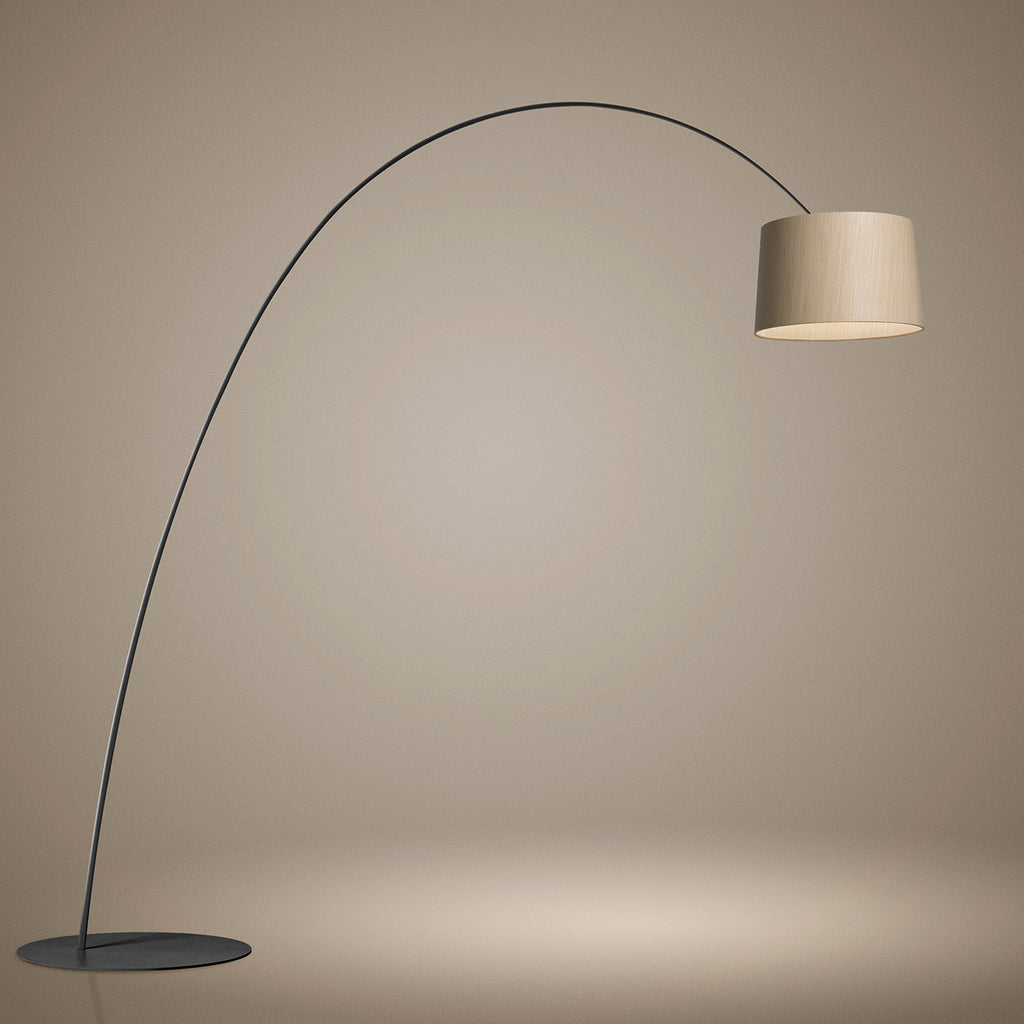 FOSCARINI Twiggy Elle Floor lamp. wood and black