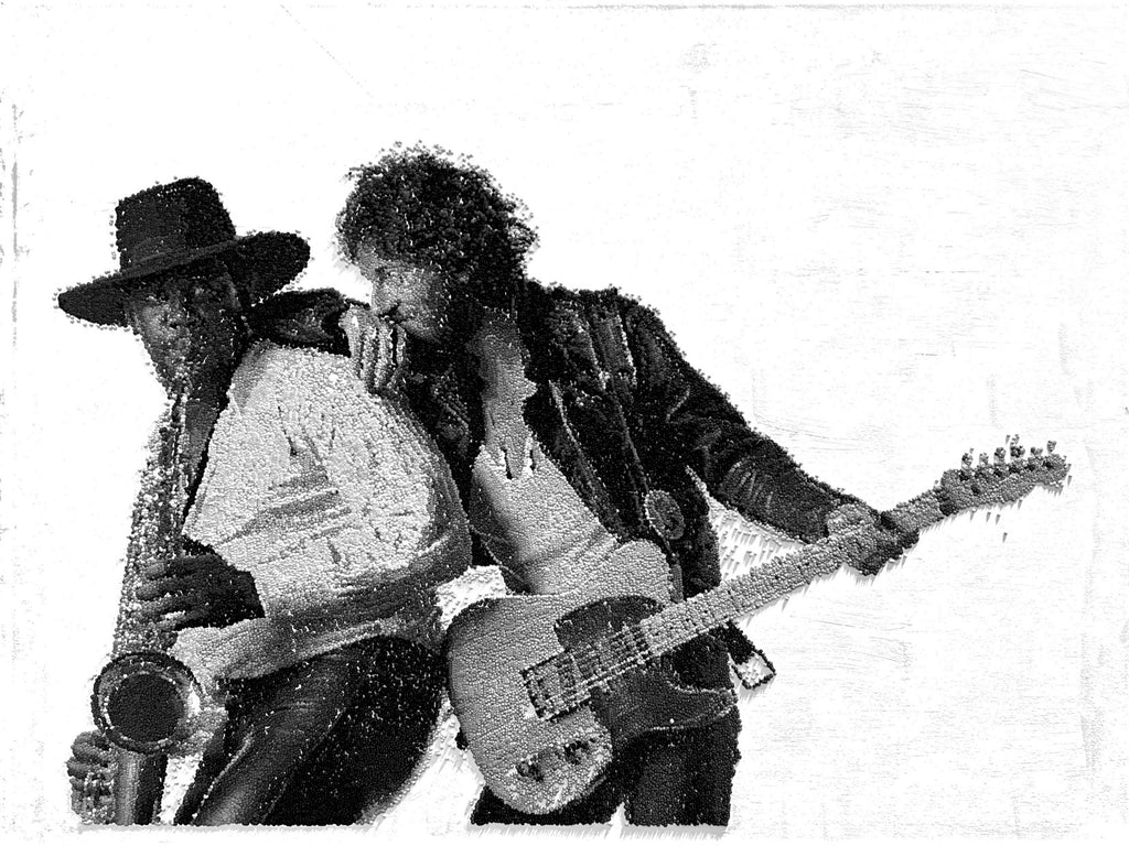 Born To Run - Original Kevin Page Art - New Pointillism