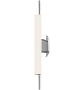 Sonneman Piccolo Encore 3842.01 Single Light 2" Wide Integrated LED Bath Bar with an Etched Cased Glass Shade