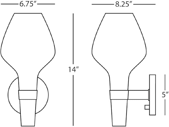 Robert Abbey WH735 Sconces with White Cased Glass Shades, Polished Nickel Finish