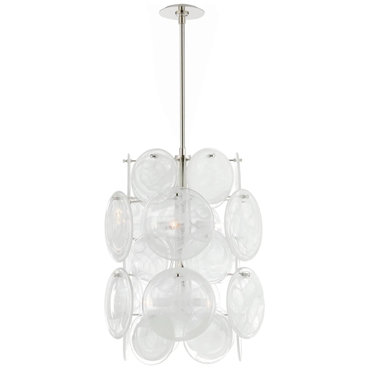 VISUAL COMFORT ARN5451PNWSG GLASS PENDANT LIGHT
