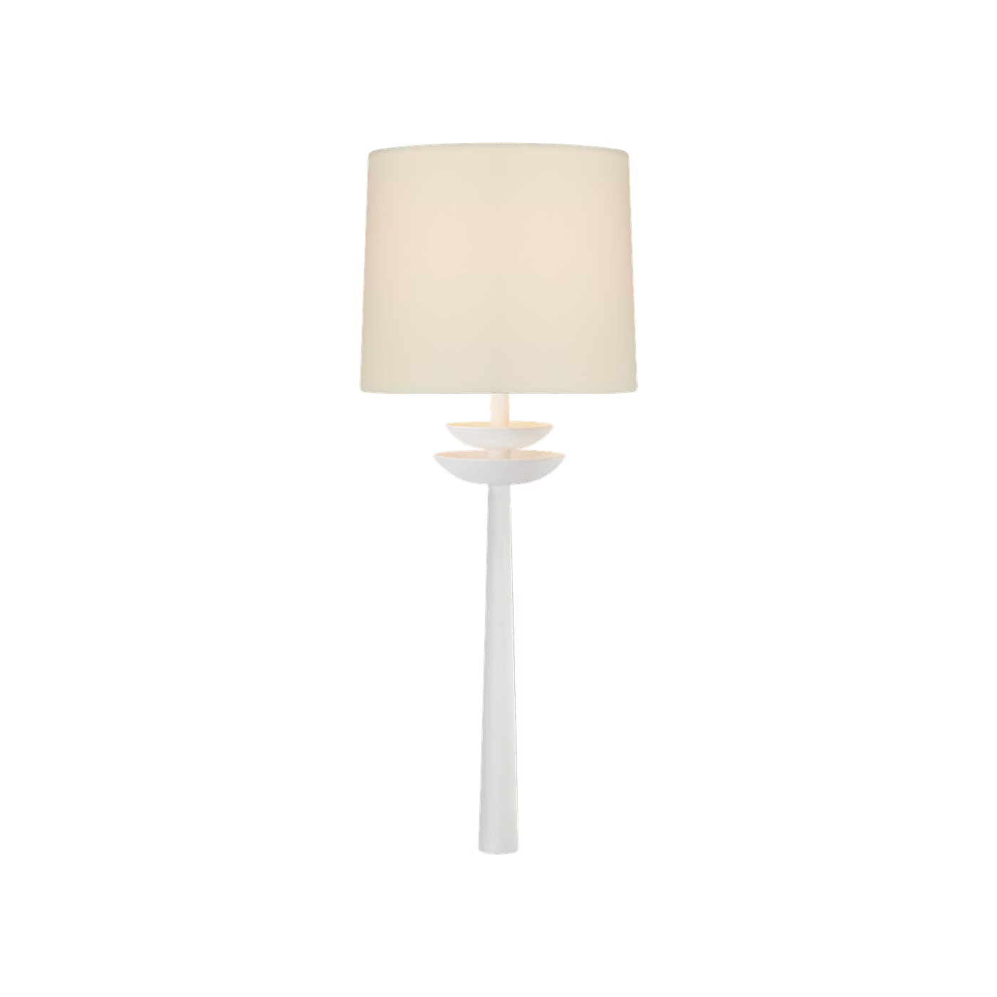 VISUAL COMFORT DESIGNER AERIN Beaumont Medium Tail Sconce SIGNATURE COLLECTION VIEW THE BEAUMONT SERIES ARN 2301WHT-L