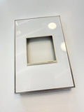 Legrand 1gang Adorne Coverplate white mirror