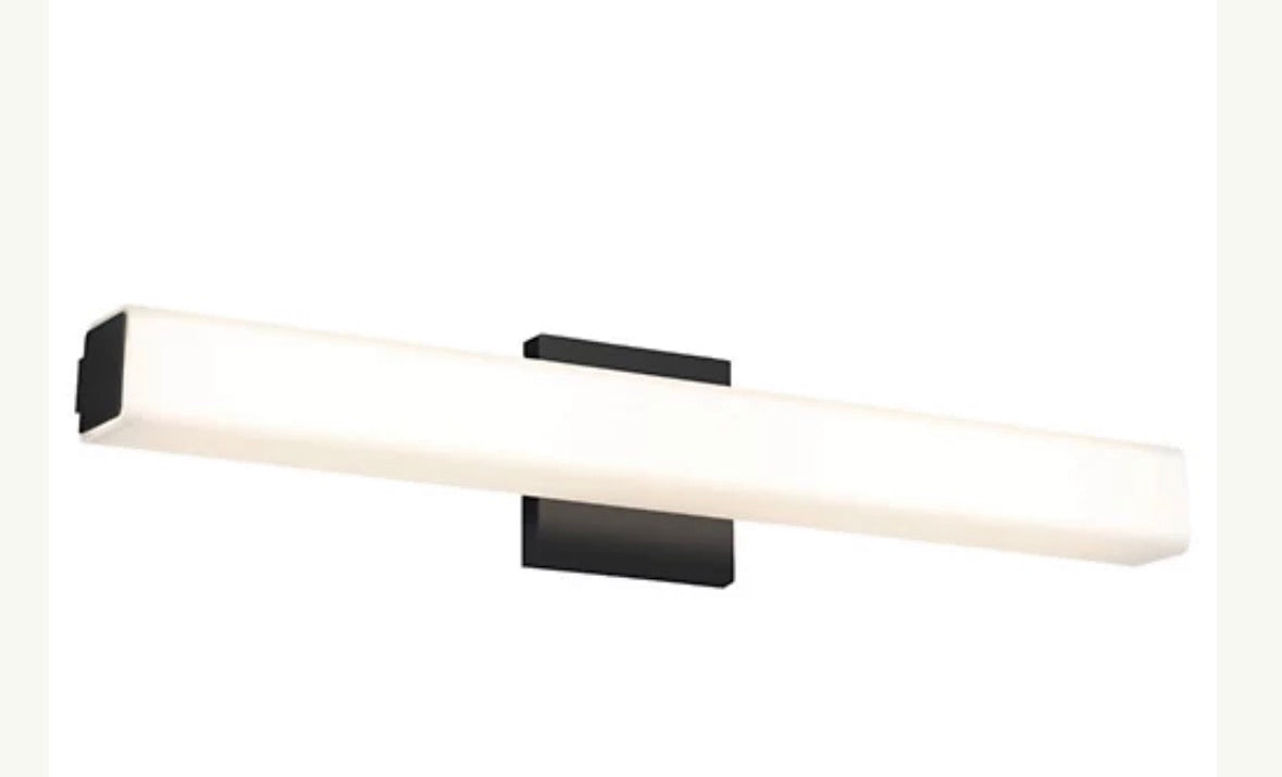 DALS Lighting Noble One LED Vanity Light LEDVAN001CC24BK