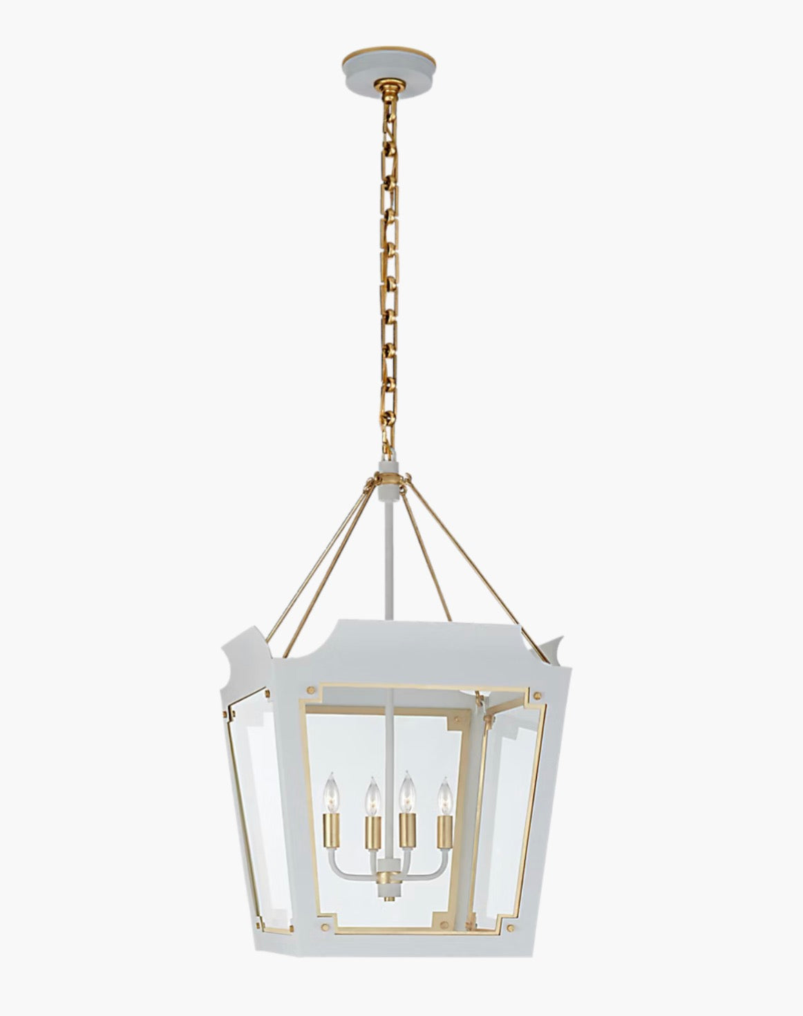 VISUAL COMFORT JULIE NEILL JN5020SWGCG CADDO MEDIUM LANTERN