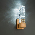 Modern Forms WS-58115-AB gold and sparkly wall light