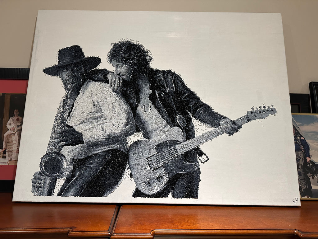 Born To Run - Original Kevin Page Art - New Pointillism