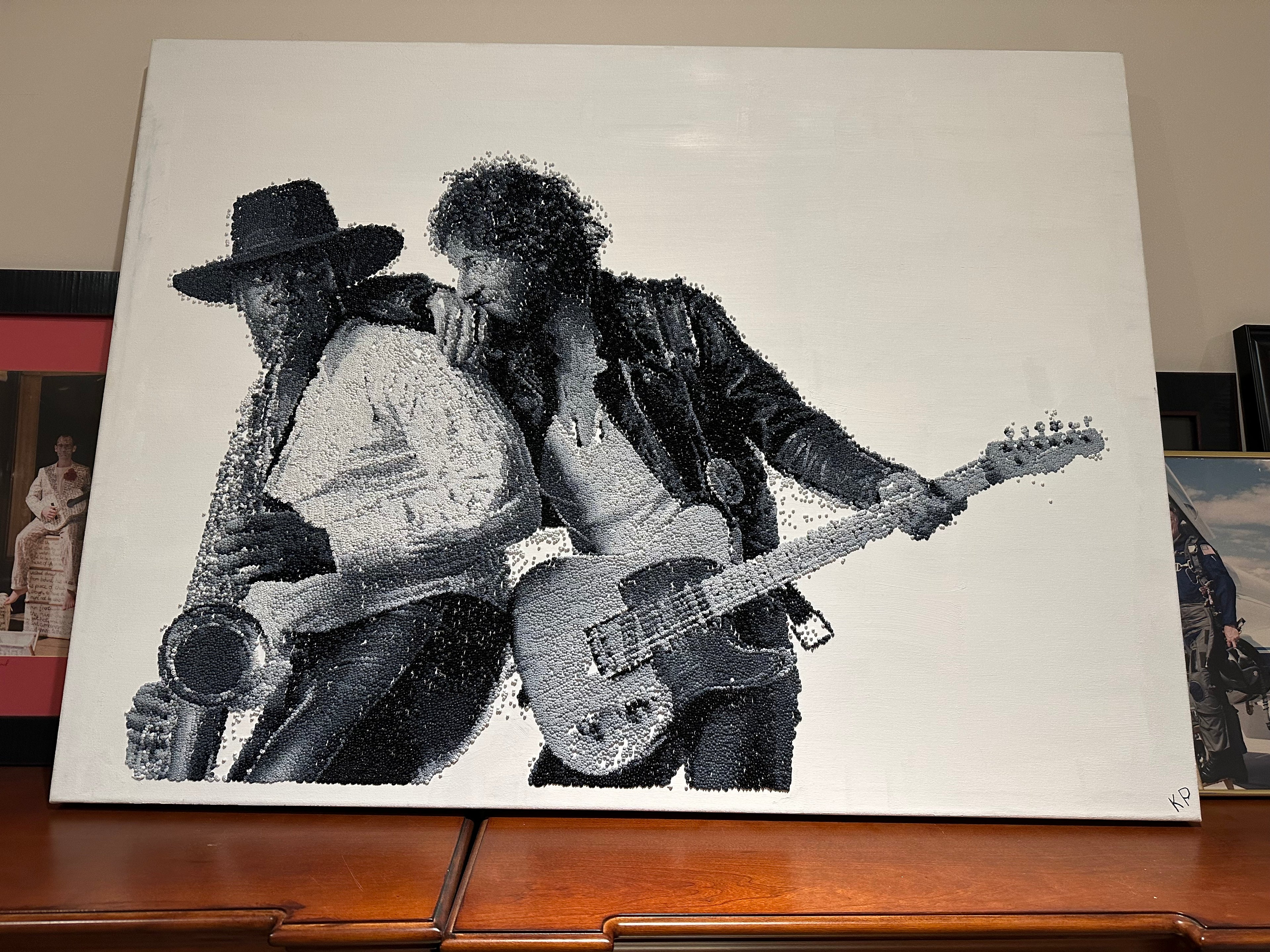 Born To Run - Original Kevin Page Art - New Pointillism