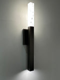 Modern Forms WS-68026-BK Minx Wall Sconce Wall Light in Antique Nickel