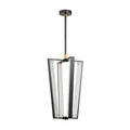 HUDSON VALLEY 4054-AGB-DB EDGEMERE LED PENDANT AGED BRASS/DISTRESSED BRONZE