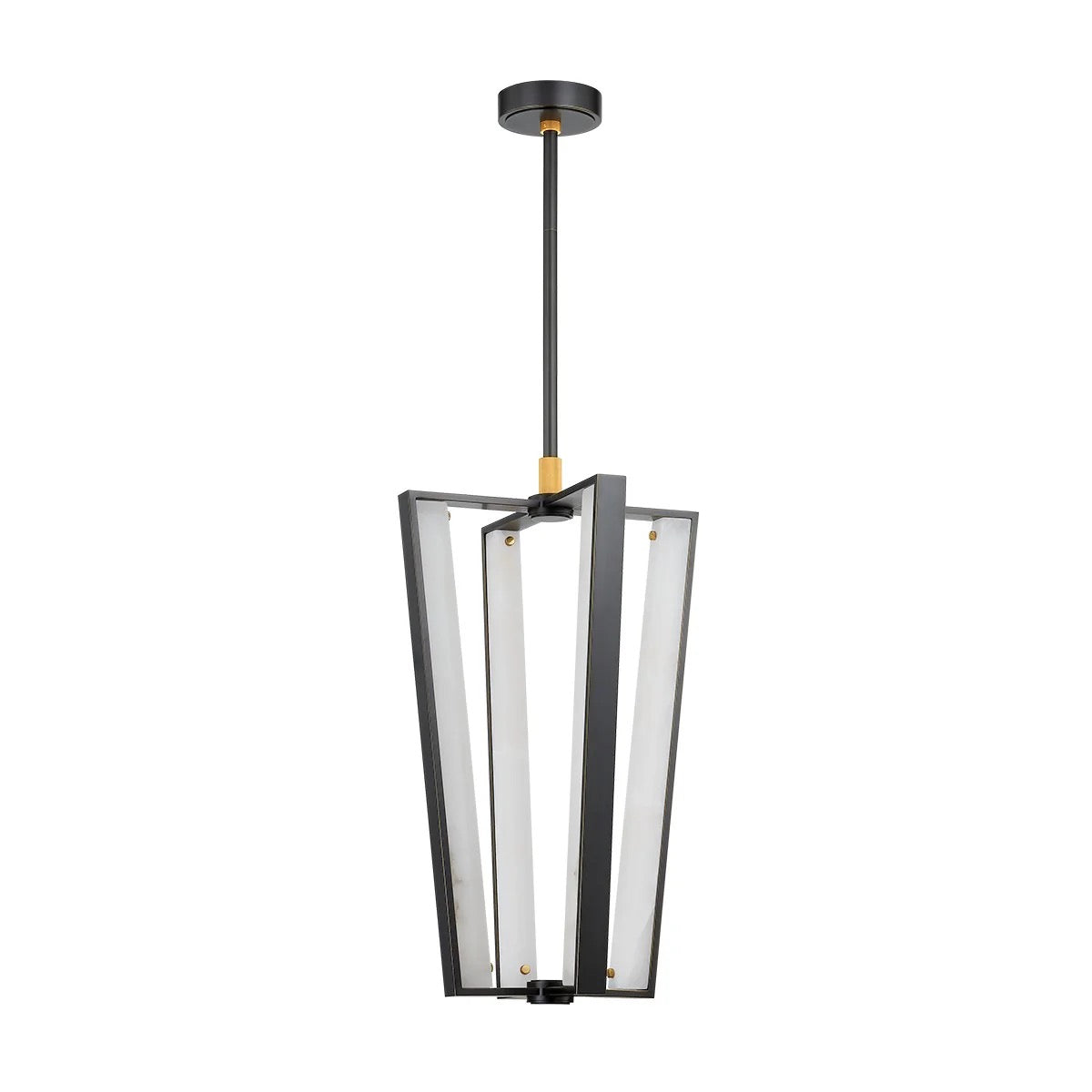 HUDSON VALLEY 4054-AGB-DB EDGEMERE LED PENDANT AGED BRASS/DISTRESSED BRONZE