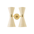 STILNOVO 9570  Ivory 'Megafono' Wall Lamp DUAL