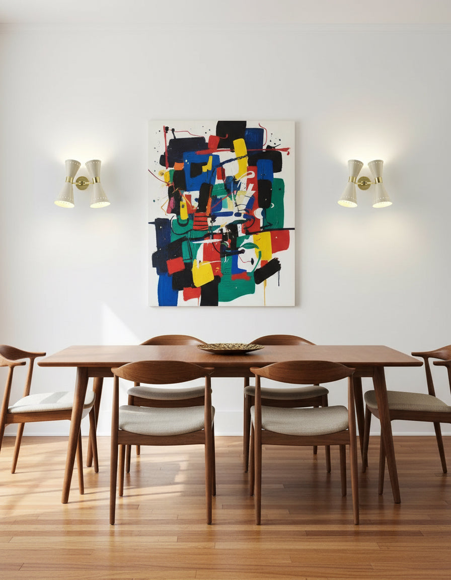 STILNOVO Ivory 'Megafono' Wall Lamp DUAL