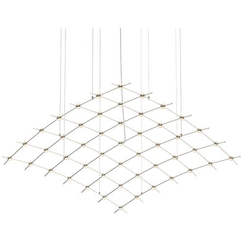 SONNEMAN Constellation Aquarius Major 21Q13-RC7712 LED 177 inch Satin Nickel Chandelier Ceiling Light in 3000K, Clear Faceted Acrylic, 10 FT. Cord (Copy)