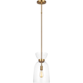 VISUAL COMFORT KSP1031BBSCG LONDYN PENDANT LIGHT W CLEAR GLASS