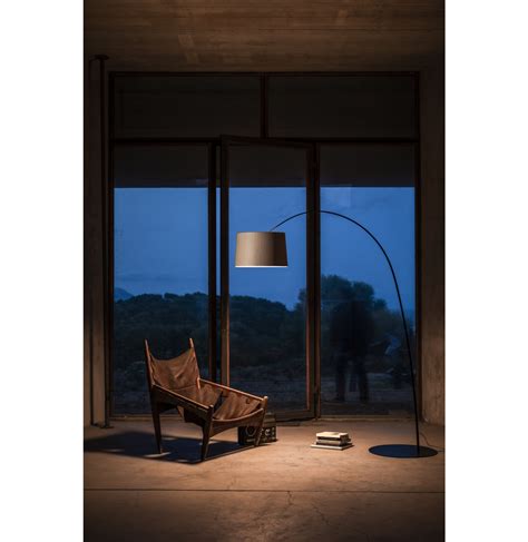 FOSCARINI Twiggy Elle Floor lamp. wood and black