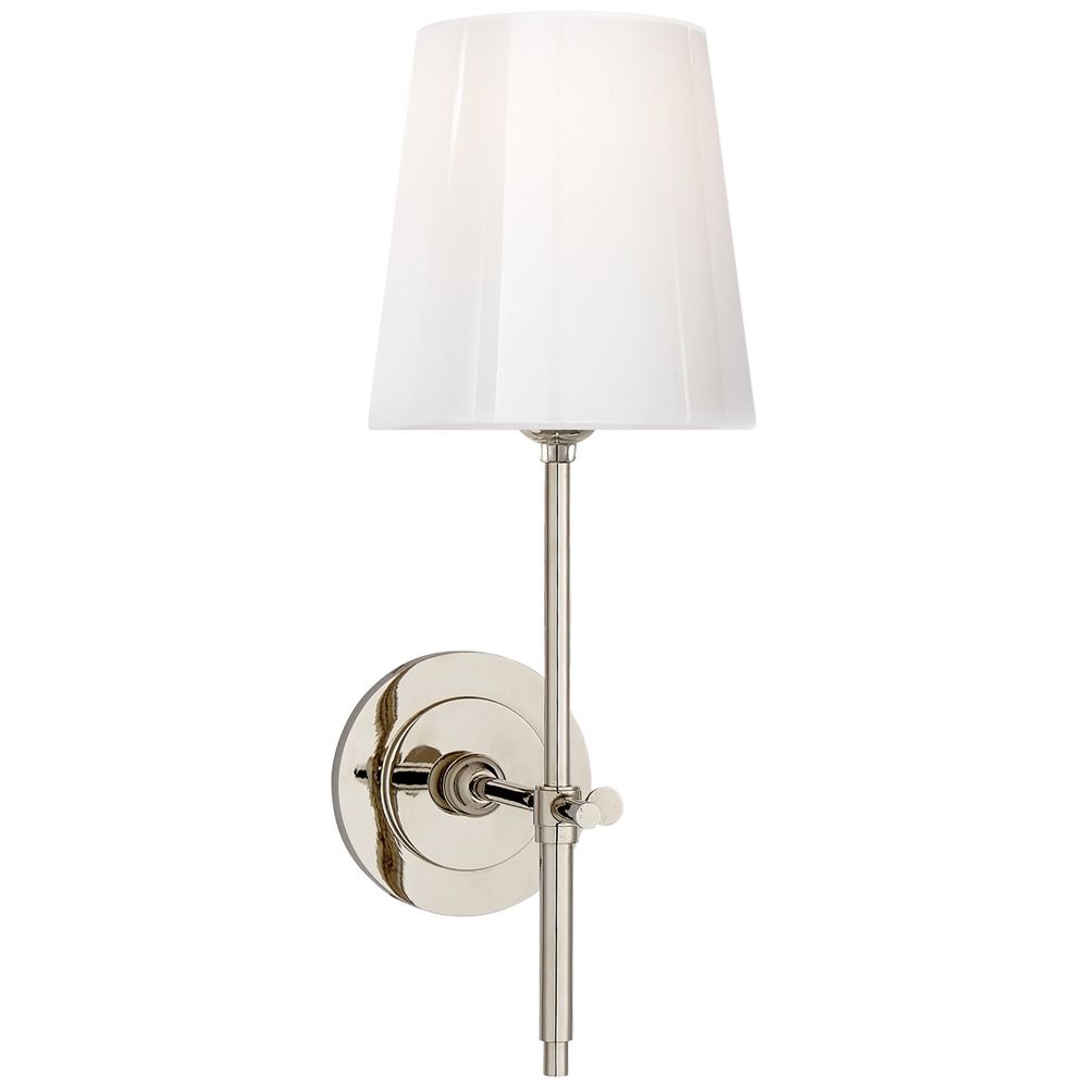 Visual Comfort Signature Thomas OBrien Bryant Sconce in Polished Nickel TOB2022PNWG