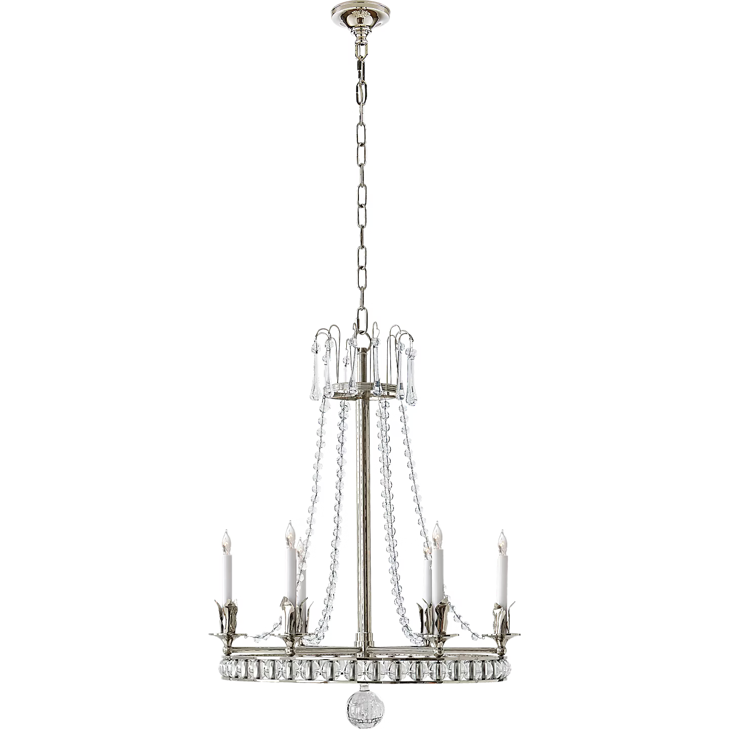 VISUAL COMFORT SN 5107PN CHANDELIER