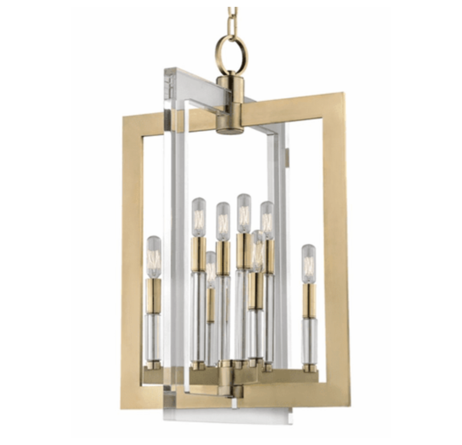 Hudson Valley 8 LT Medium Pendant on a white background