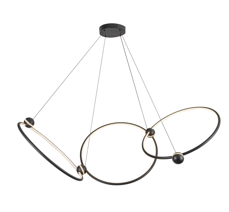 KUZCO #CH17703-BK contemporary pendant