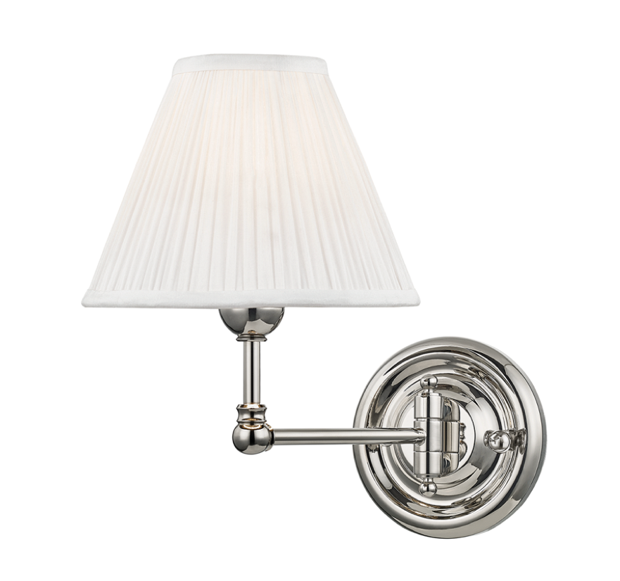 HUDSON VALLEY #MDS101-PN WALL SCONCE FOR READING