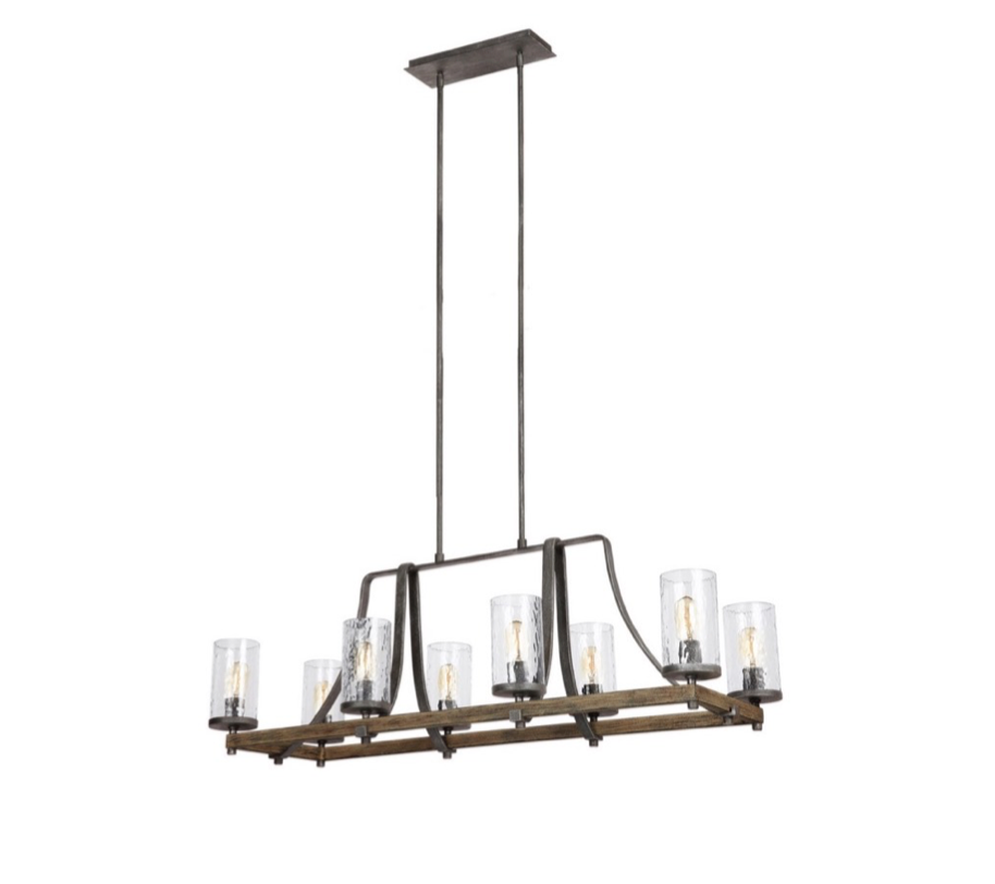 VISUAL COMFORT F3136/8DWK/SGM 8 light chandelier