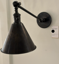 VISUAL COMFORT Boston Functional Double Arm Library Light   SL 2923BZ NO CORD MOUNT. JBOX MOUNT