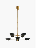 VISUAL COMFORT AERIN TWO TIER 8 LIGHT ARN5501HABBLK