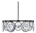 HINKLEY Fredrick Ramond Nala 7 Light 31" Wide Drum Pendant Model: FR31265BLK