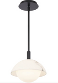 WAC PD43310BK Moonstone LED 9.75 inch Black Pendant Ceiling Light