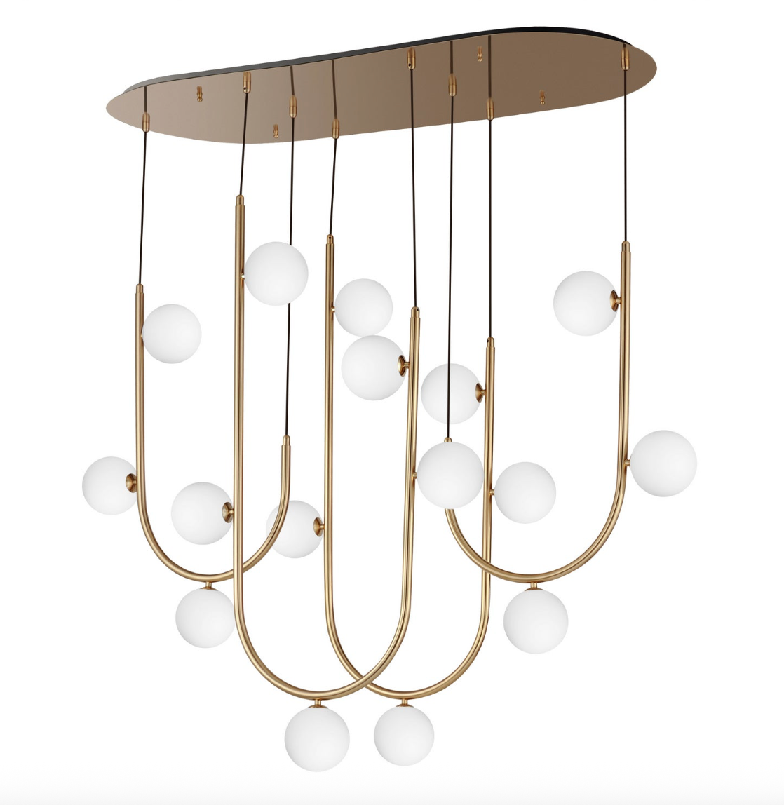 STUDIO M Contour LED Pendant in Heritage SM24916HR