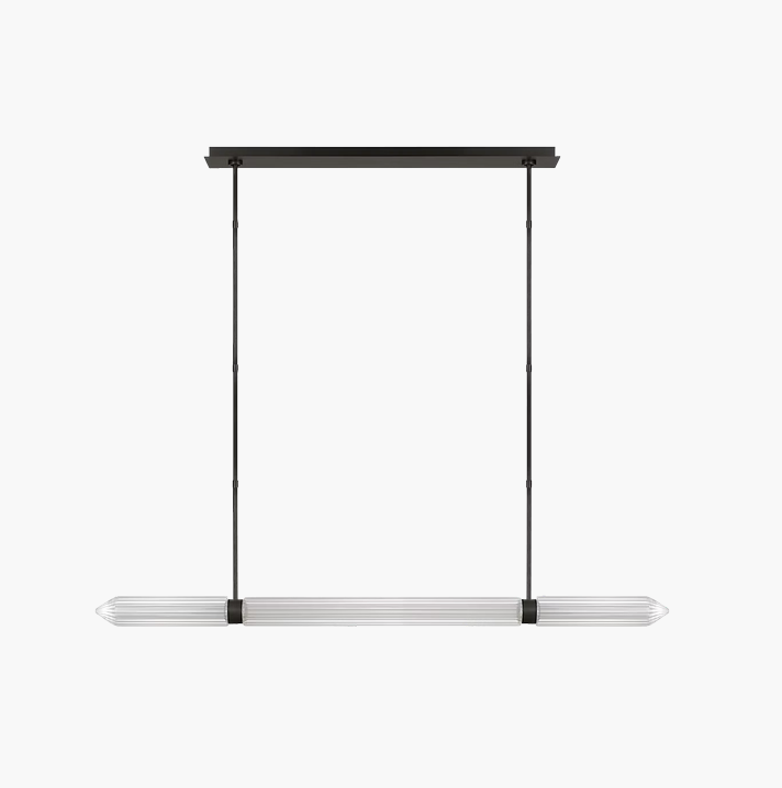 VISUAL COMFORT LANGSTON XL AKLS28627PZ. chandelier plated dark bronze