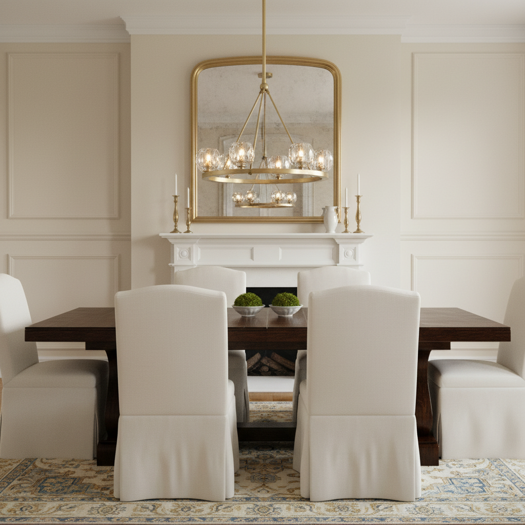 Crystorama Aragon brass and glass pendant