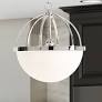 KITCHLER LIGHTING EDMAR LIGHT POLISHED NICKEL PENDANT