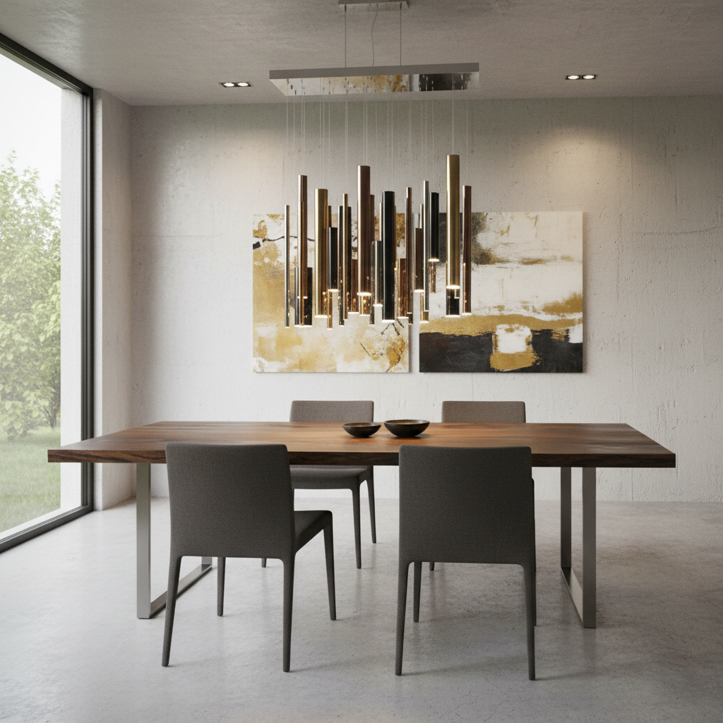 ET2 groovy modern pendant in contemporary interior