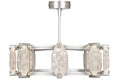 Chandelier with decorative elements on a white background, labeled 'Fine Art Lighting Dallas'.