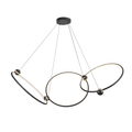 KUZCO ISHO CCH17703BK CHANDELIER