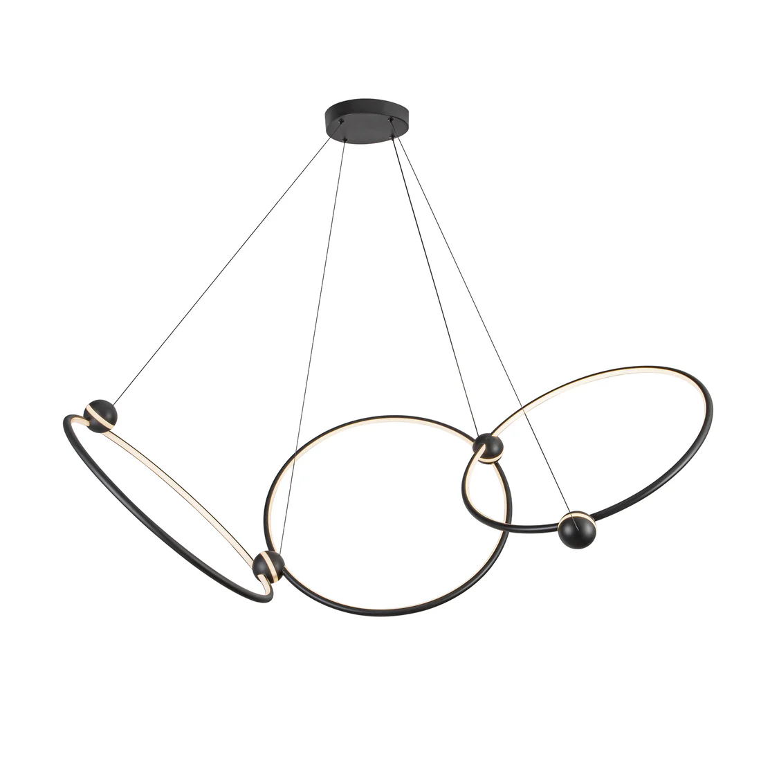 KUZCO ISHO CCH17703BK CHANDELIER
