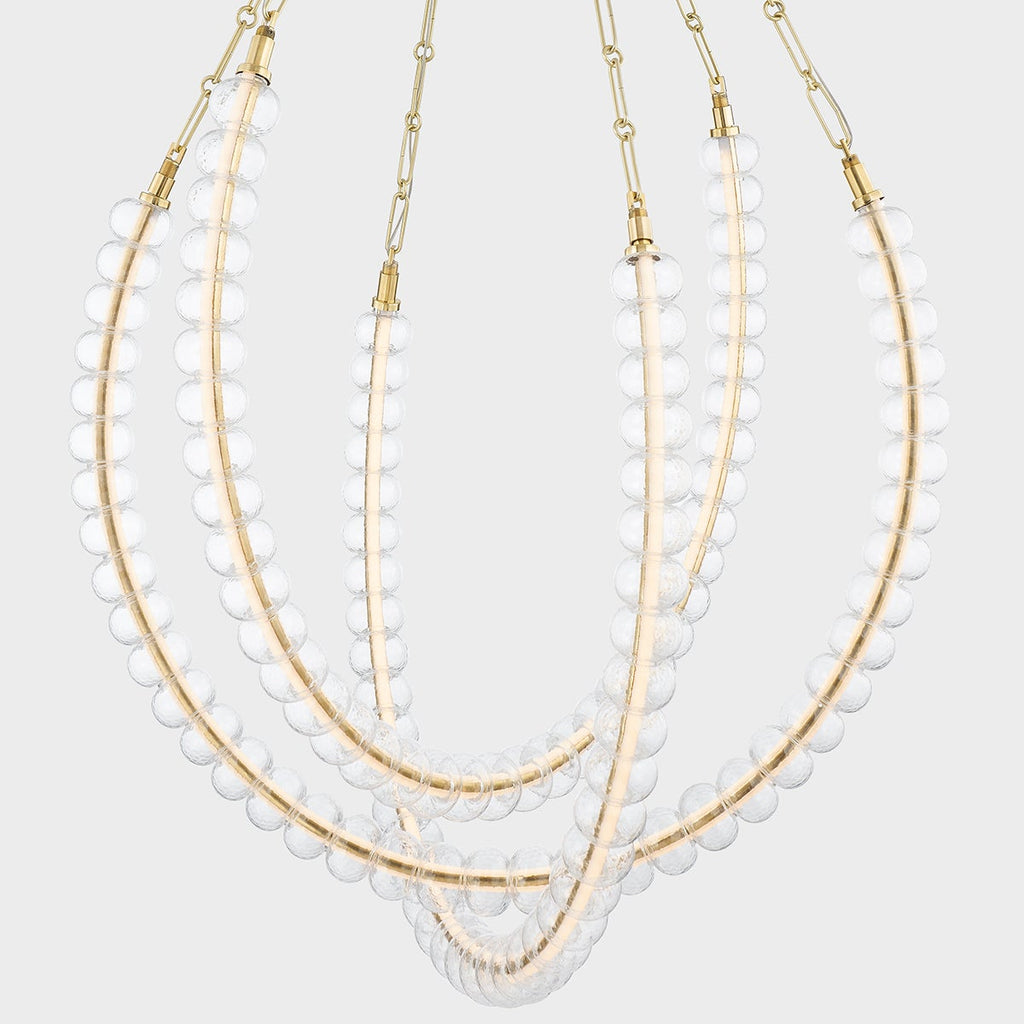 HVL GROUP CELESTE 33536VB pendant light LED with glass pearls