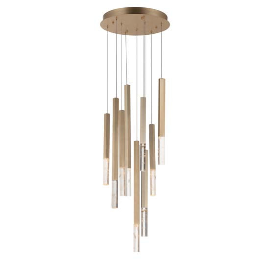 ET2 DIAPHANE E11029-95GLD   LED 9-LIGHT PENDANT
