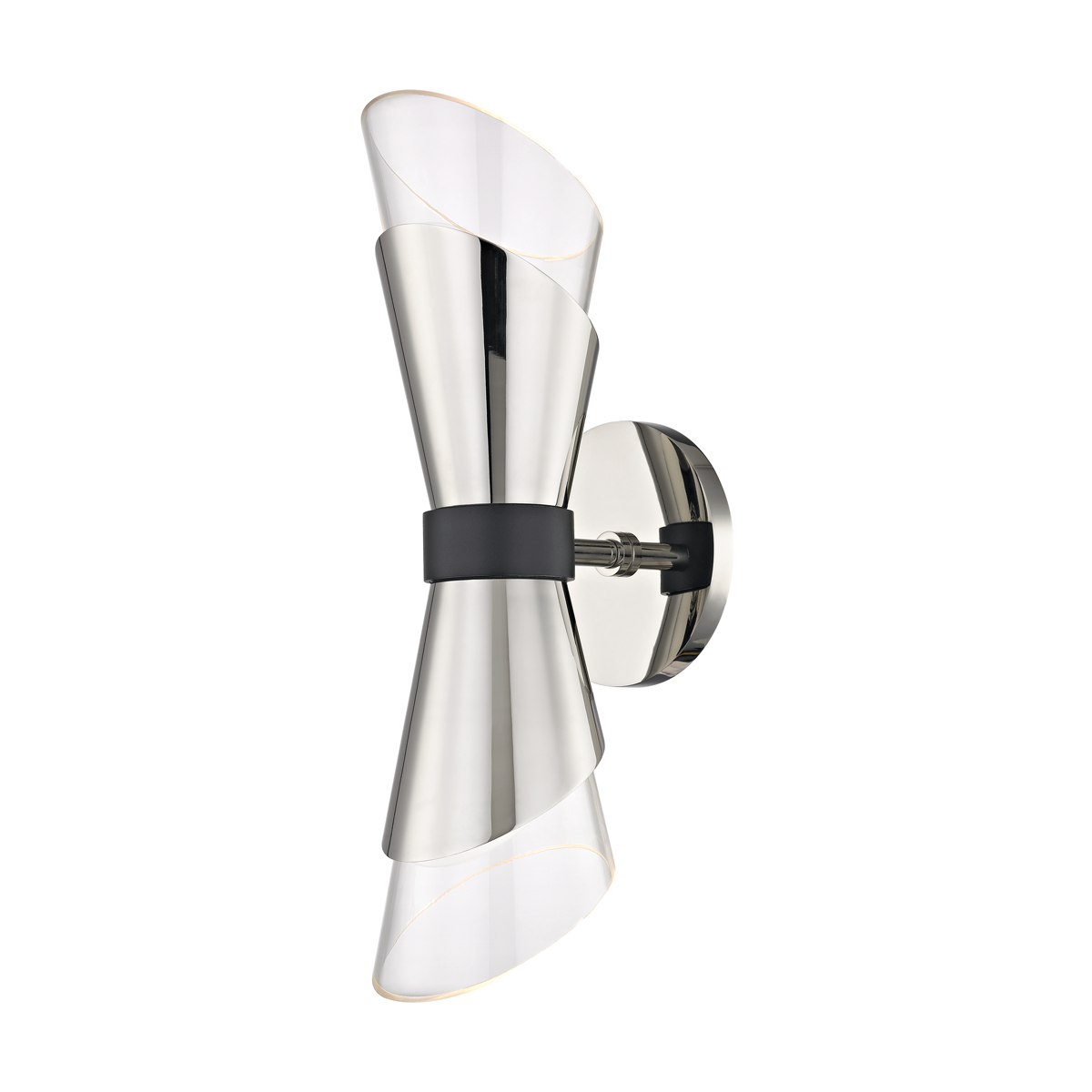 MITZI Angie: H130102-PN/BK wall sconce