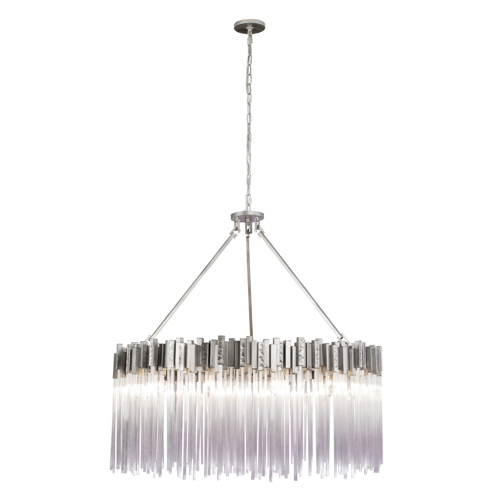 VARALUZ 309P10RN PENDANT LIGHT RING AND GLASS