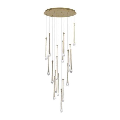 ET2 E24219-118GLD LIGHTING PENDANT CLUSTER