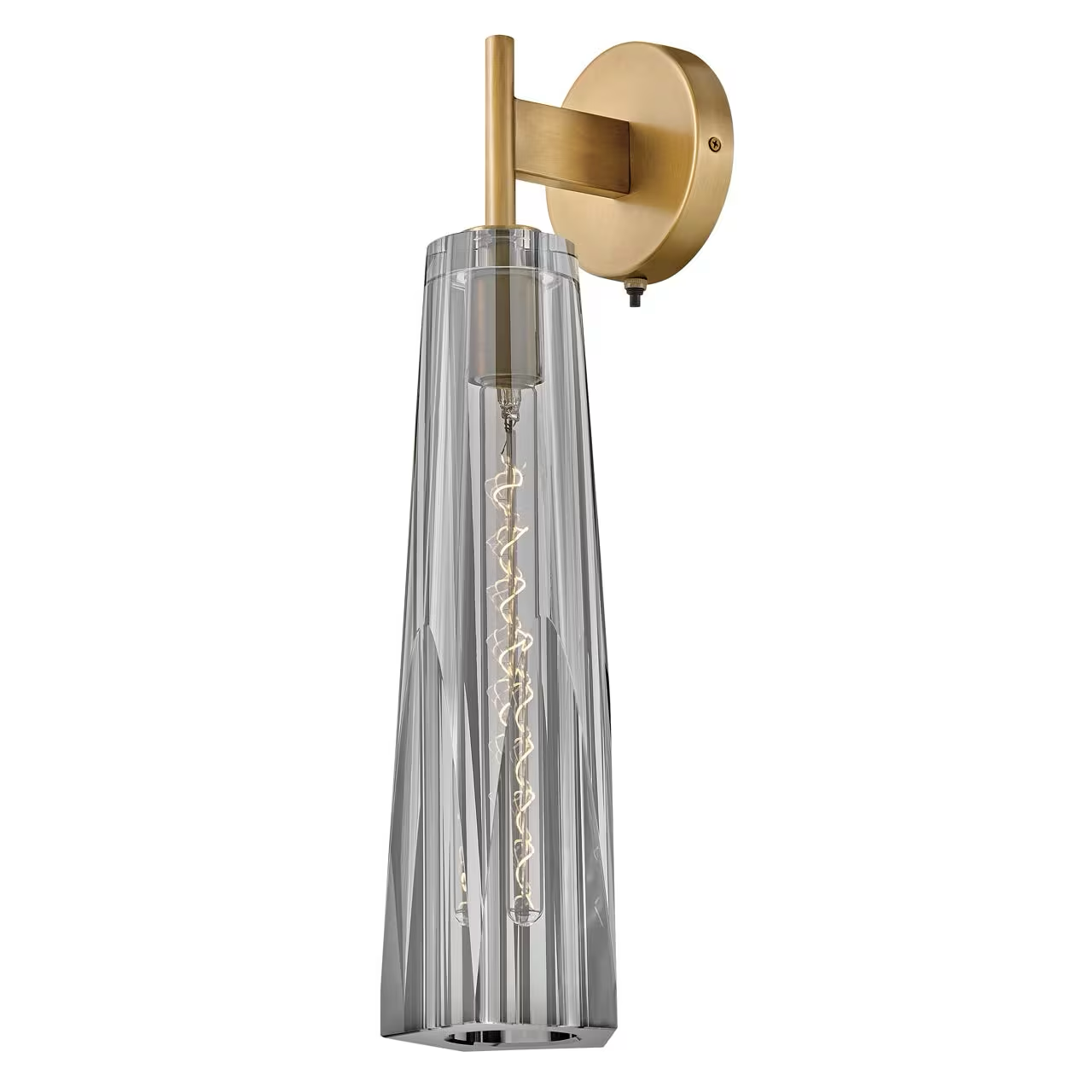 HINKLEY FR31100HBR-SM wall sconce in glass and brass
