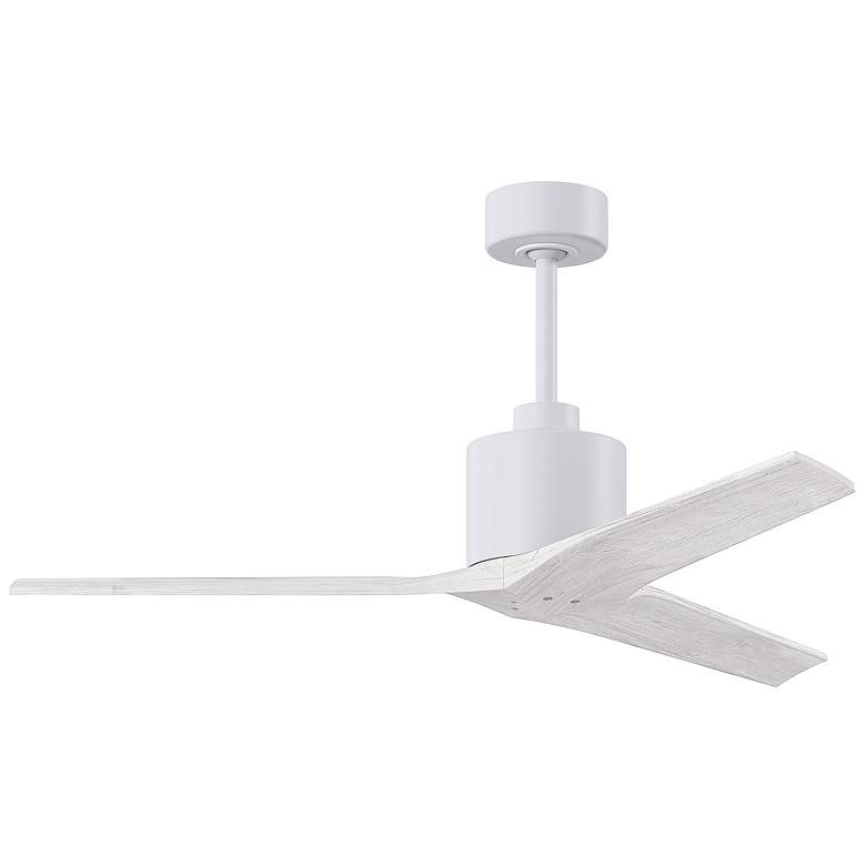 Matthews Mollywood Matte White Outdoor Ceiling Fan with Remote 52"F