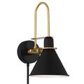 Crystorama MED-B5501-MK plug in wall sconce