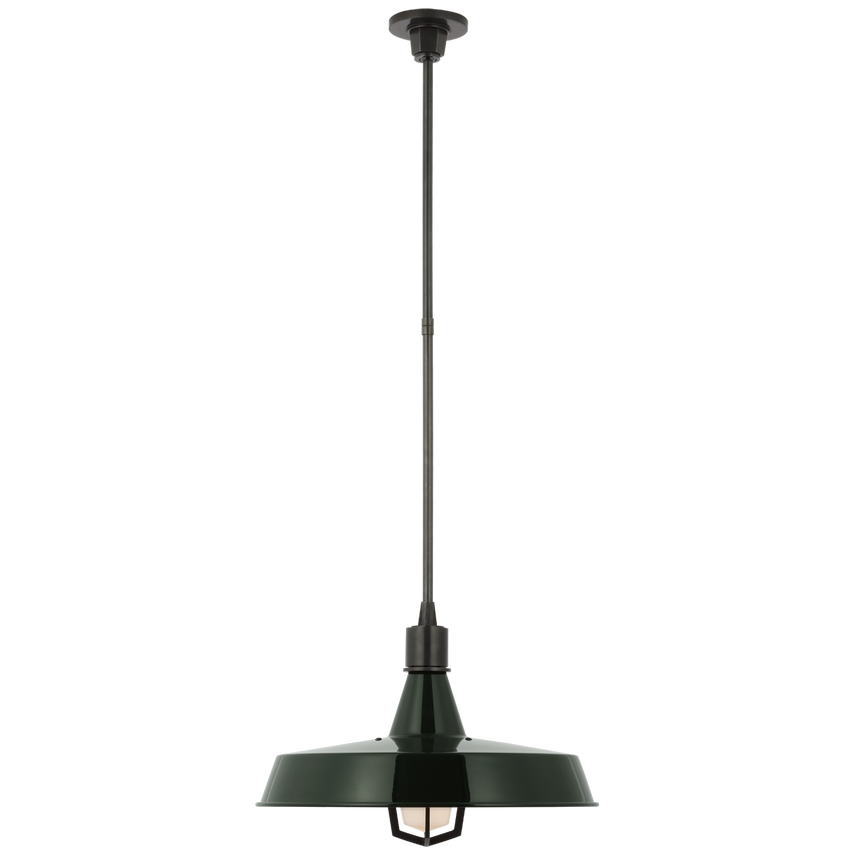 VISUAL COMFORT TOB5739PNNVY FITZ XL black pendant refined industrial