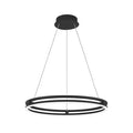 QUOIZEL PCGVS2824MBK ring pendant light