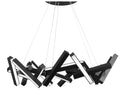 Modern Forms Chaos 21-Light Black LED Pendant | PD64834BK