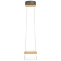 HUBBARDTON FORGE Cowbell 151060LEDSTND 10WDZM05 pendant light w clear glass